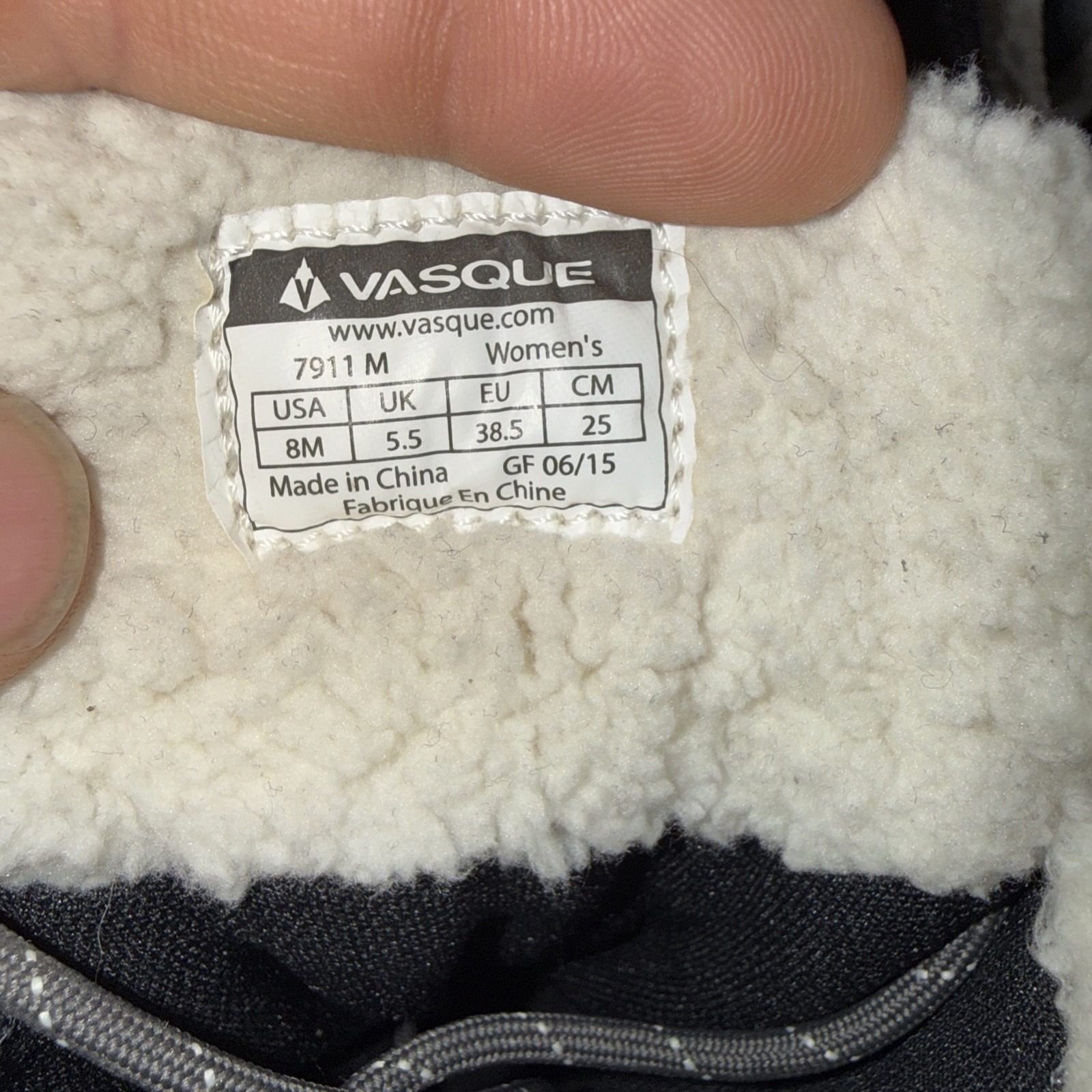 Vasque "Pow Pow" Ultradry Hiking Boot Women's Size 8 M Thinsulate 400 Grey — image 5 of 7